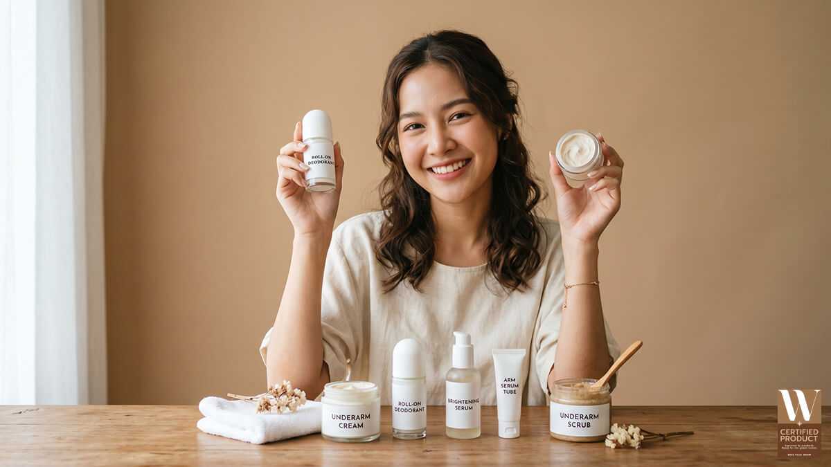 ครีมรักแร้ โรลออน และผลิตภัณฑ์ดูแลใต้วงแขน