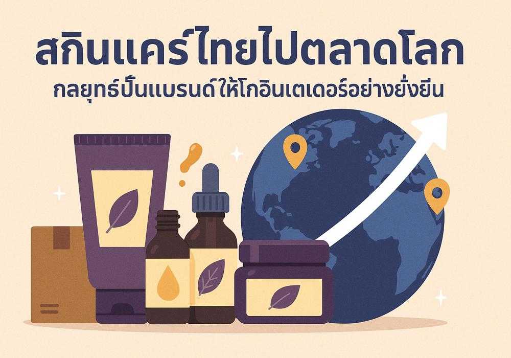 สกินแคร์ไทยไปตลาดโลก