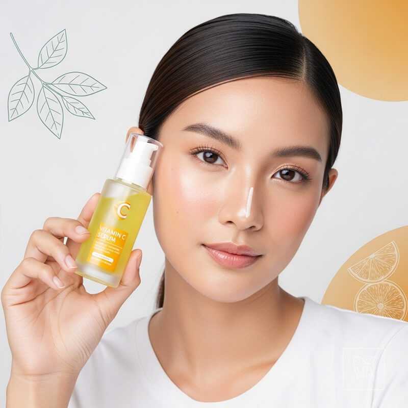 เซรั่มวิตามินซี OEM สำหรับผิวกระจ่างใส