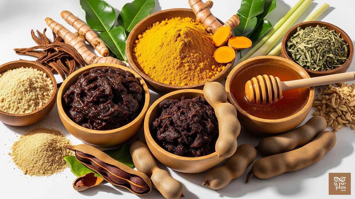 ส่วนผสมสครับขมิ้นยอดนิยมในสูตรธรรมชาติ