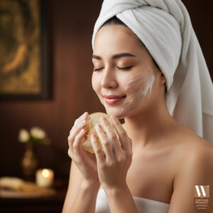 ล้างหน้าด้วยสบู่โสมเกาหลีใสเพื่อผิวสะอาดกระจ่างใส