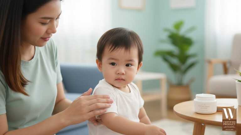 ครีมลดรอยแผลเป็นเด็กสูตรอ่อนโยนปลอดภัยสำหรับผิวบอบบาง