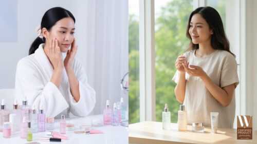 เปรียบเทียบสกินแคร์หลายขั้นตอนแบบเกาหลีกับแนวคิด Skinimalism