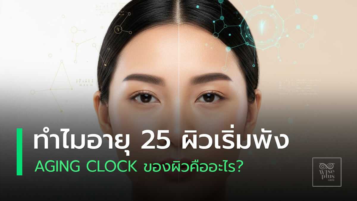 ภาพปกผิวแสดงความต่างระหว่างผิวเด็กและผิวเริ่มเสื่อม