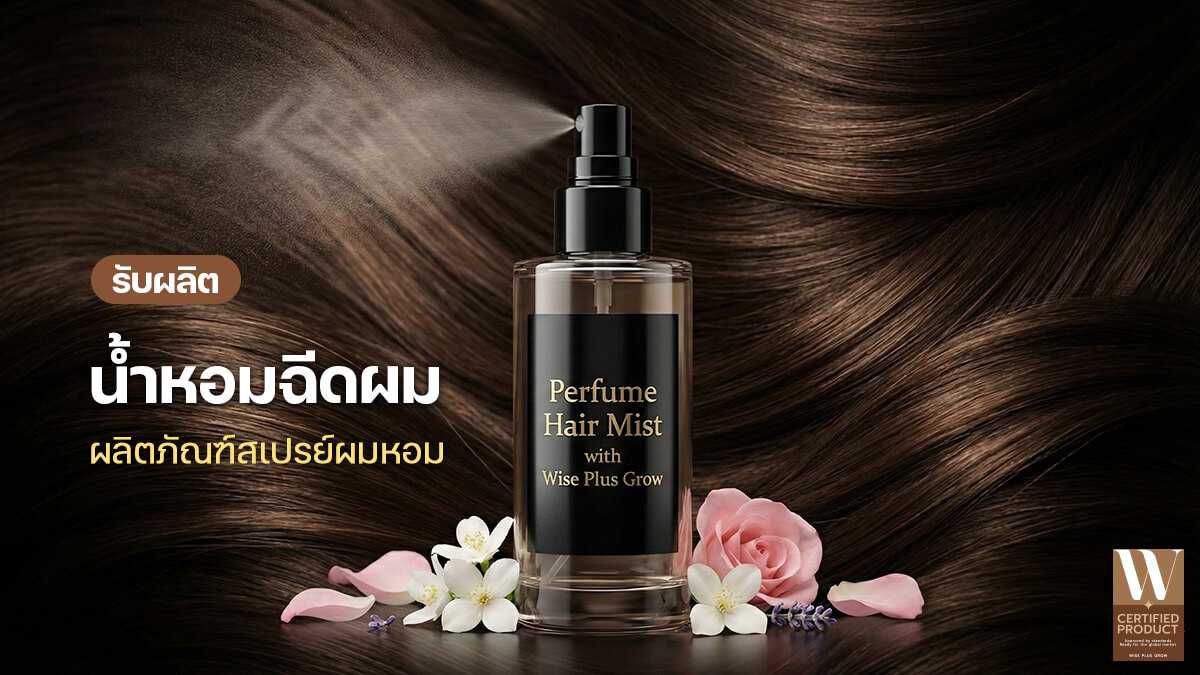 โรงงานรับผลิตน้ำหอมฉีดผมและทำแบรนด์แบบครบวงจร