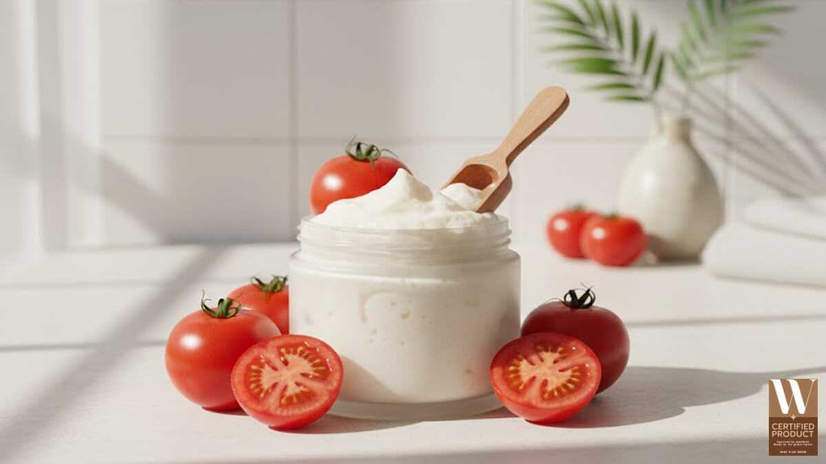 สครับมะเขือเทศฟองนม เนื้อครีมมี่สำหรับดูแลผิวกายอย่างอ่อนโยน