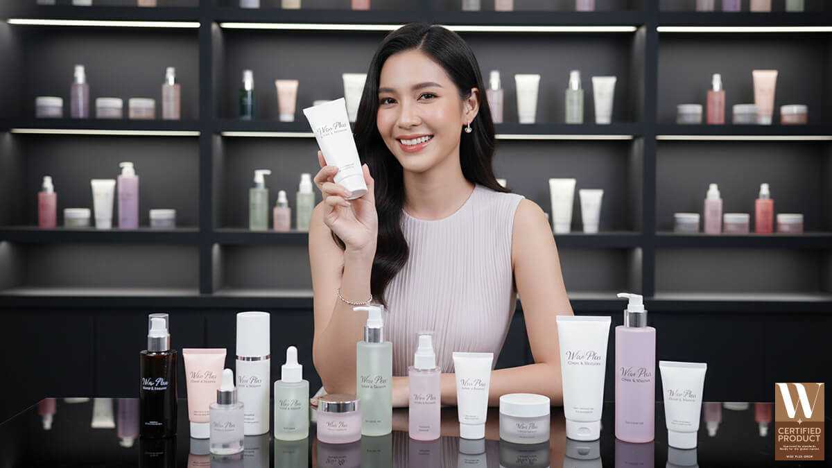 สกินแคร์บำรุงผิวหน้าสำหรับผู้หญิงและผู้ชายผลิตโดยโรงงานไทยคุณภาพ