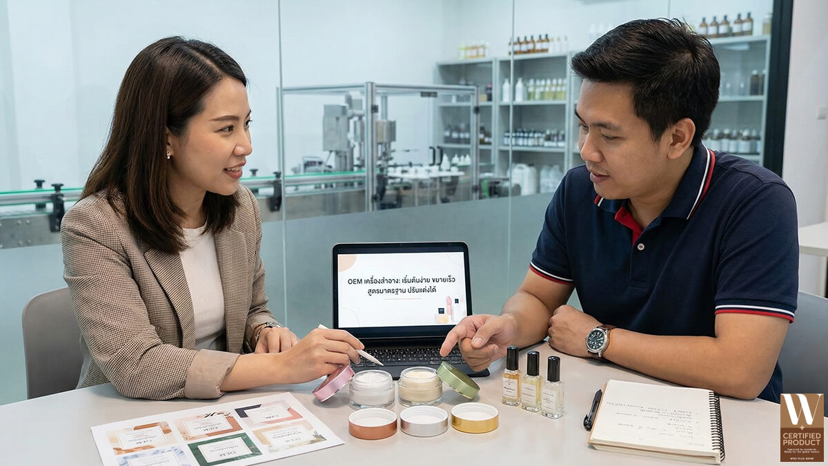 OEM เครื่องสำอางในมุมมองของเจ้าของแบรนด์และการสร้างสินค้าในชื่อแบรนด์ของตนเอง