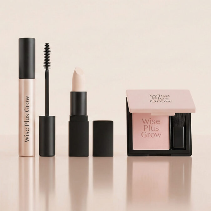 Wise Plus Grow บริการับผลิตสินค้าเครื่องสำอาง Makeup Skincare คุณภาพสูง ตามมาตรฐานสากล GMP