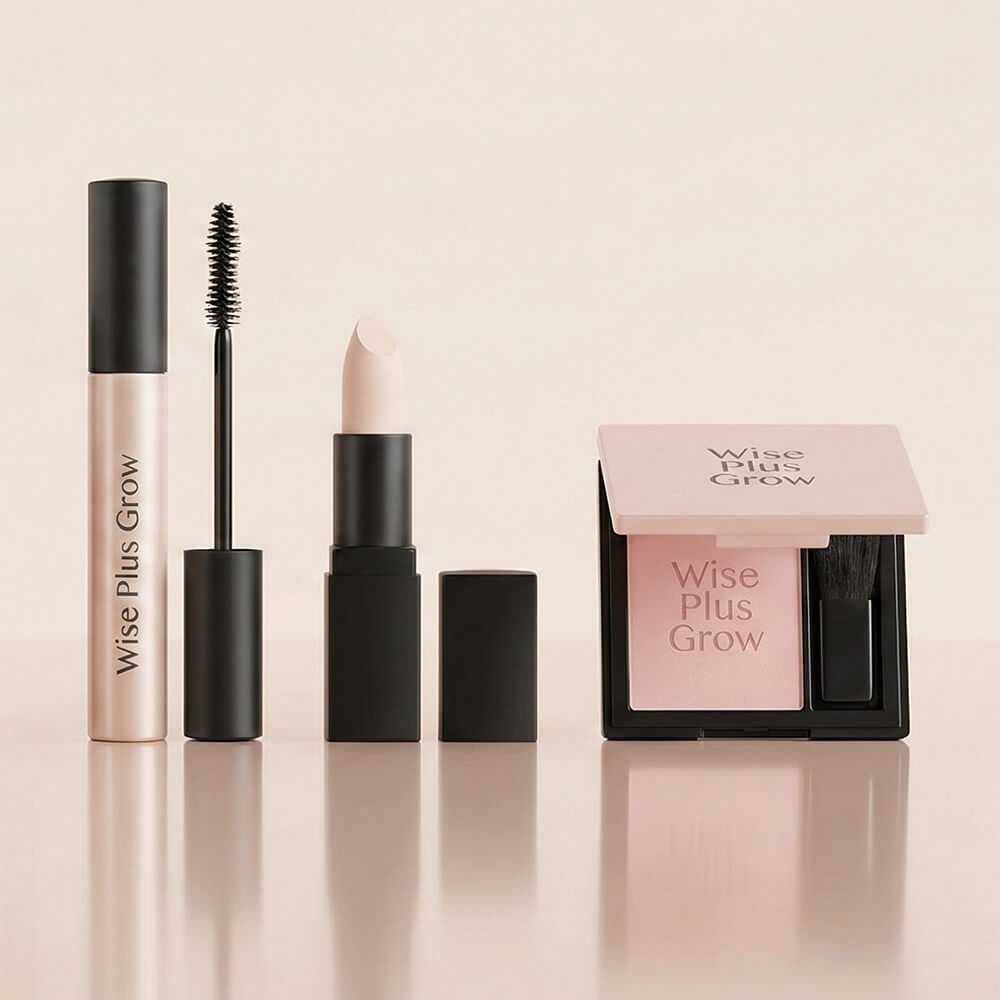 Wise Plus Grow บริการับผลิตสินค้าเครื่องสำอาง Makeup Skincare คุณภาพสูง ตามมาตรฐานสากล GMP