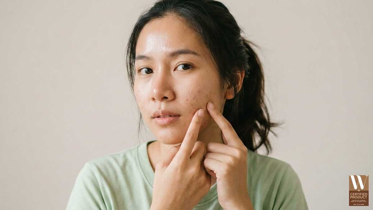 เบบี้ออยล์อุดตันรูขุมขนไหม