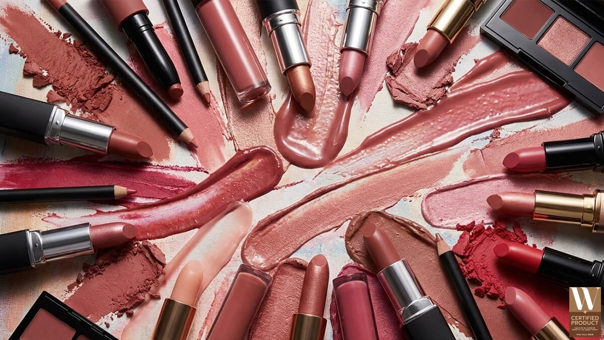 ลิปสติกผลิตภัณฑ์เครื่องสำอางสำหรับแต่งแต้มสีสันบนริมฝีปาก