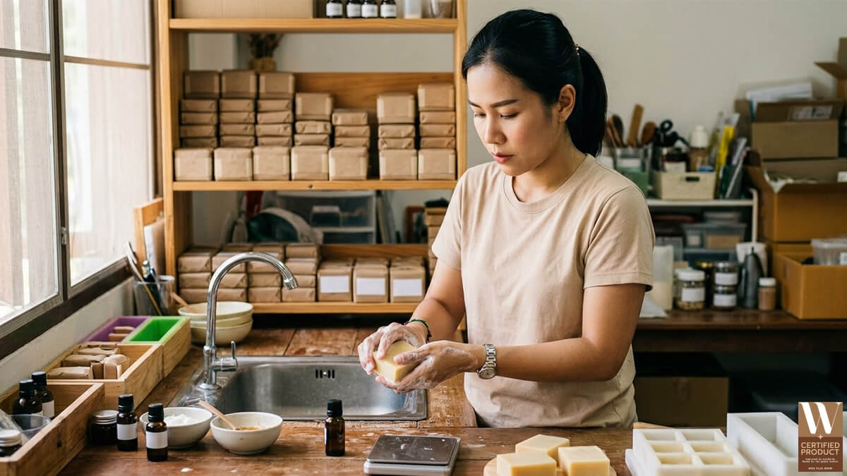 เริ่มผลิตสบู่ให้ขายได้จริง ลดความเสี่ยงสต็อกค้างตั้งแต่ล็อตแรก