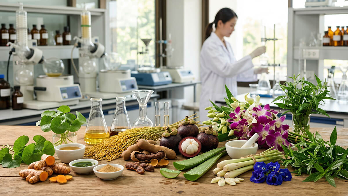 รายการสารสกัดสมุนไพรไทยที่ Wise Plus Grow รับผลิต