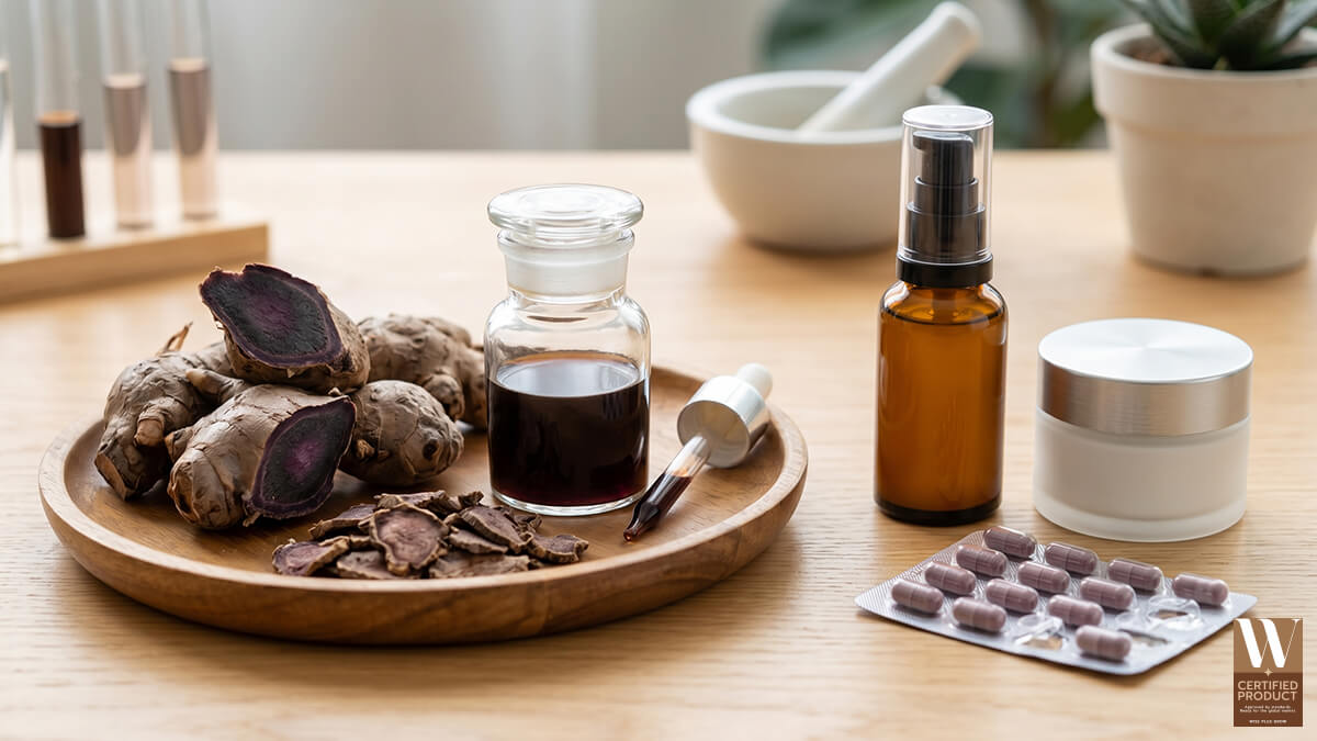 การใช้สารสกัดกระชายดำในผลิตภัณฑ์สกินแคร์และสูตรดูแลผิว