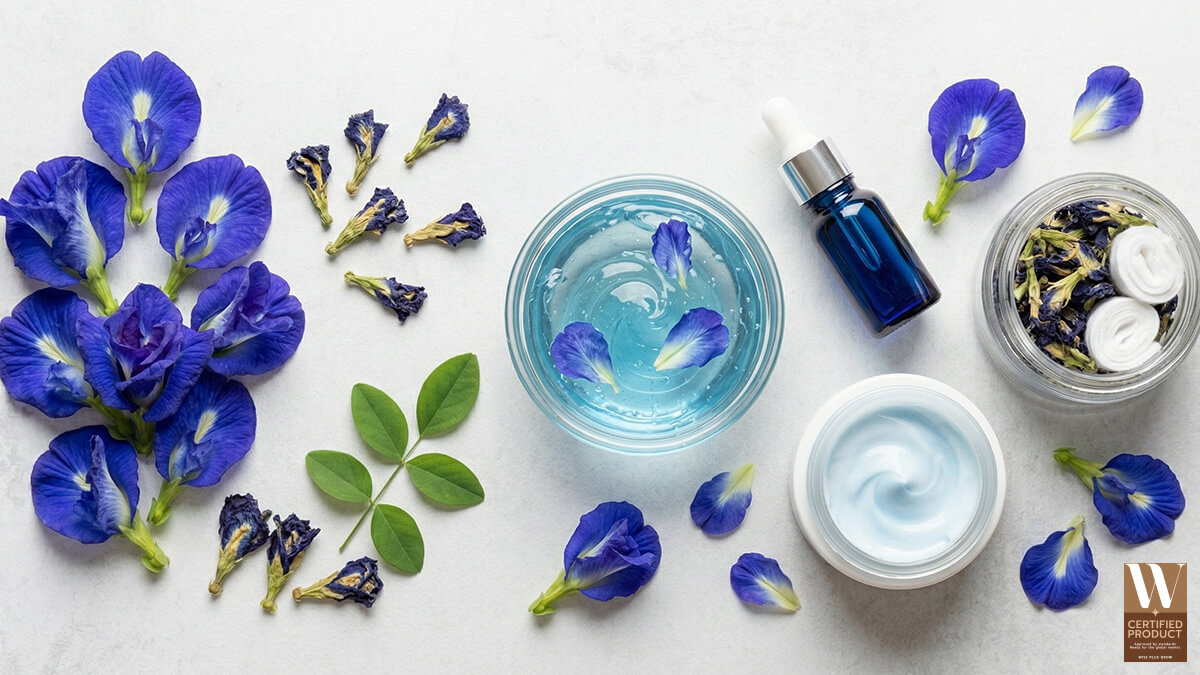 บริการพัฒนาสารสกัดดอกอัญชันให้ตรงตามความต้องการของผลิตภัณฑ์