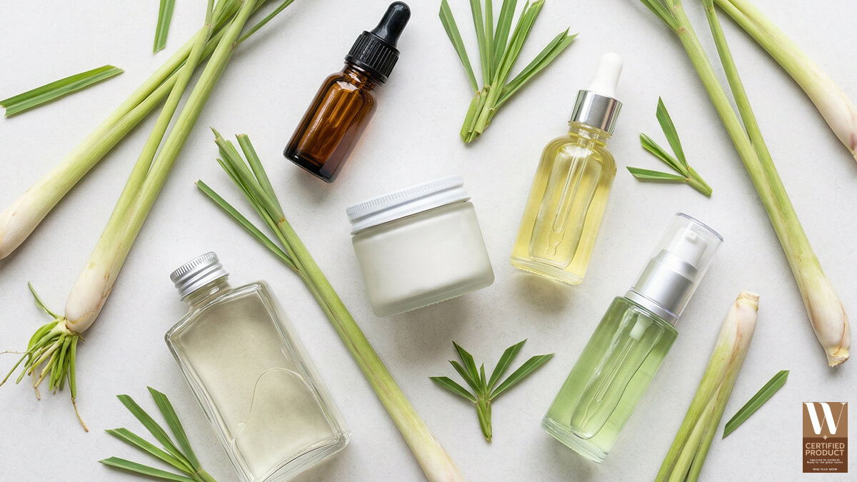 รูปแบบสารสกัดตะไคร้ชนิดน้ำและน้ำมันสำหรับการพัฒนาสูตรสกินแคร์