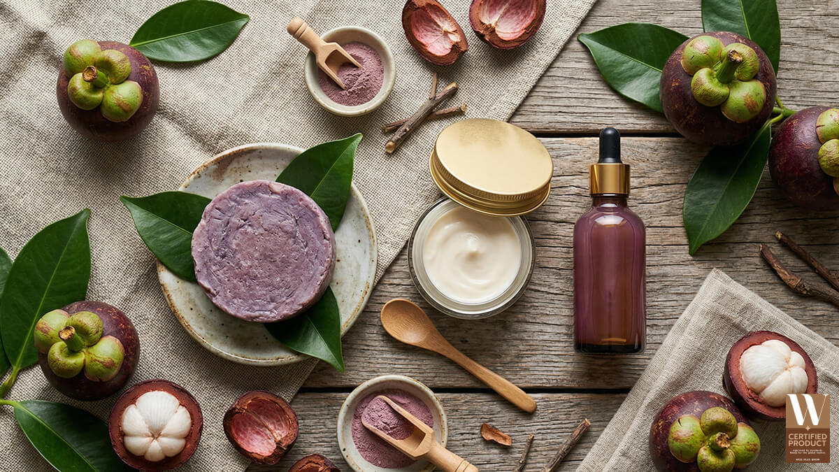 รูปแบบสารสกัดมังคุดชนิดน้ำและผงสำหรับการพัฒนาผลิตภัณฑ์