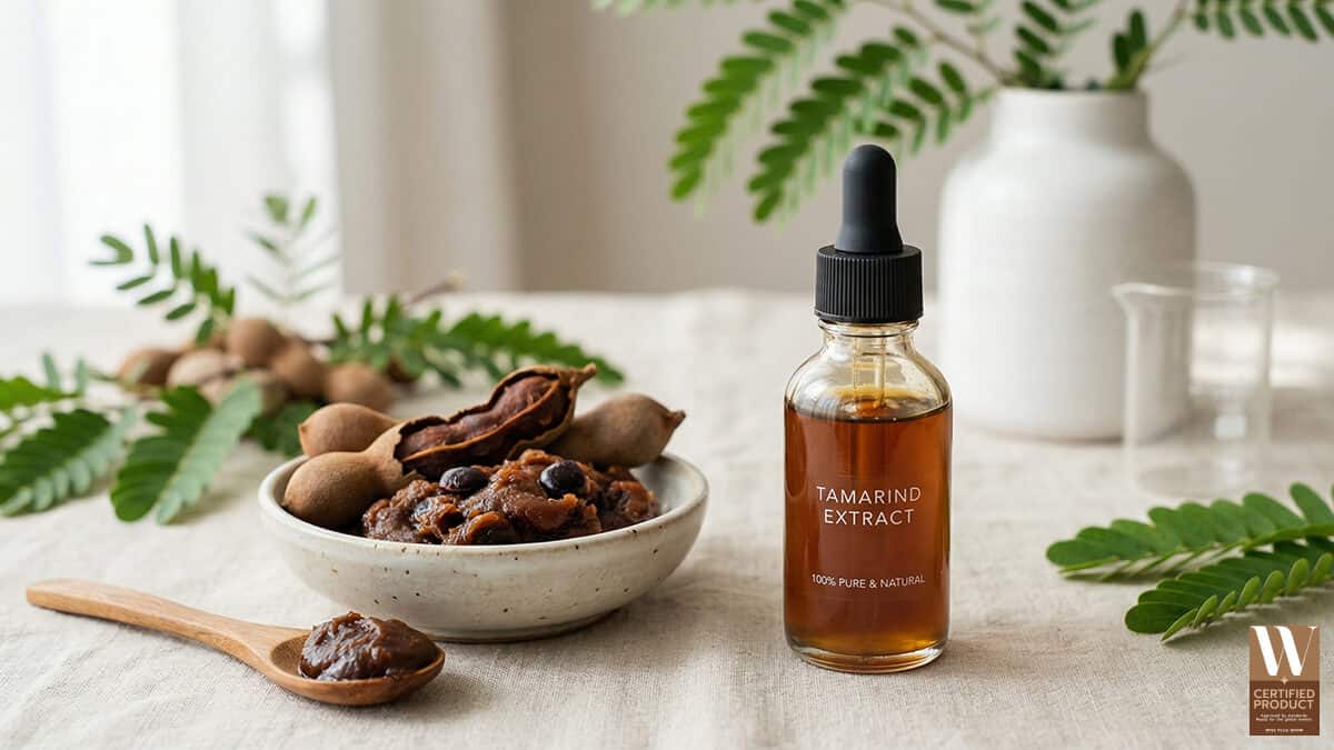 รูปแบบสารสกัดมะขามชนิดน้ำและผงที่รองรับการพัฒนาและการผลิตสินค้า