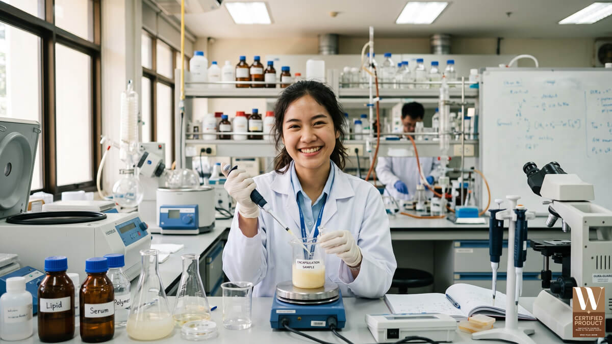 ความแตกต่างระหว่าง Encapsulation Efficiency และ Loading Capacity