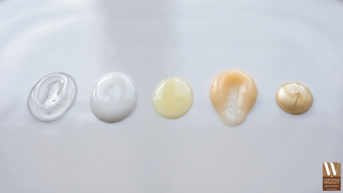 ประเภทเนื้อเซรั่ม Water Gel Emulsion และ Oil Serum