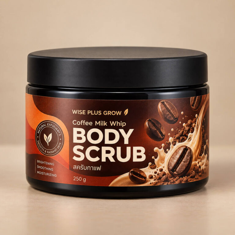สครับกาแฟฟองนม Coffee Milk Whip Scrub ขนาด 250 กรัม