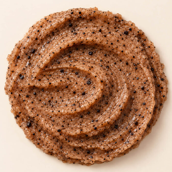 เนื้อสครับกาแฟฟองนมสำหรับผิวกาย
