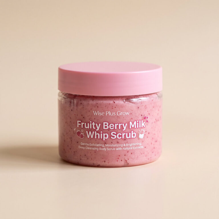 สครับฟรุตตี้เบอรี่ฟองนม Fruity Berry Milk Whip Scrub ขนาด 250 กรัม