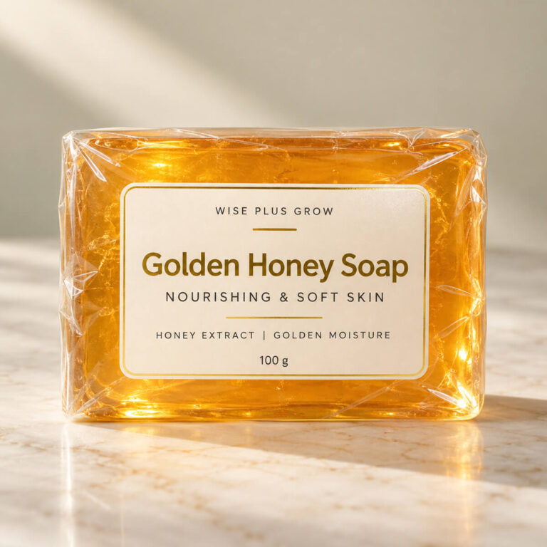 สบู่น้ำผึ้งทองคำ Golden Honey Soap ขนาด 100 กรัม