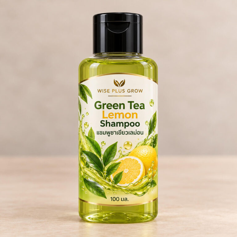 แชมพูชาเขียวเลม่อน Green Tea Lemon Shampoo ขนาด 100 มล.