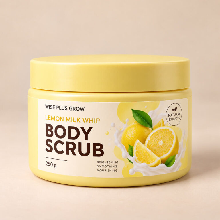 สครับมะนาวฟองนม Lemon Milk Whip Scrub ขนาด 250 กรัม