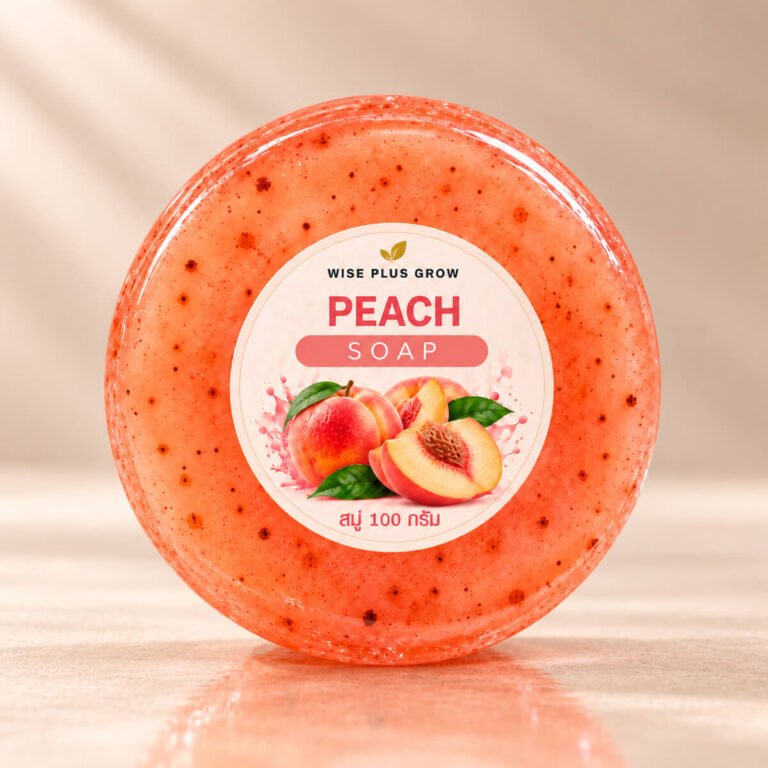 สบู่ลูกพีช Peach Soap ขนาด 100 กรัม