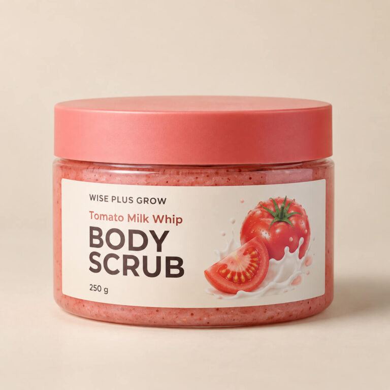 สครับมะเขือเทศฟองนม Tomato Milk Whip Scrub ขนาด 250 กรัม