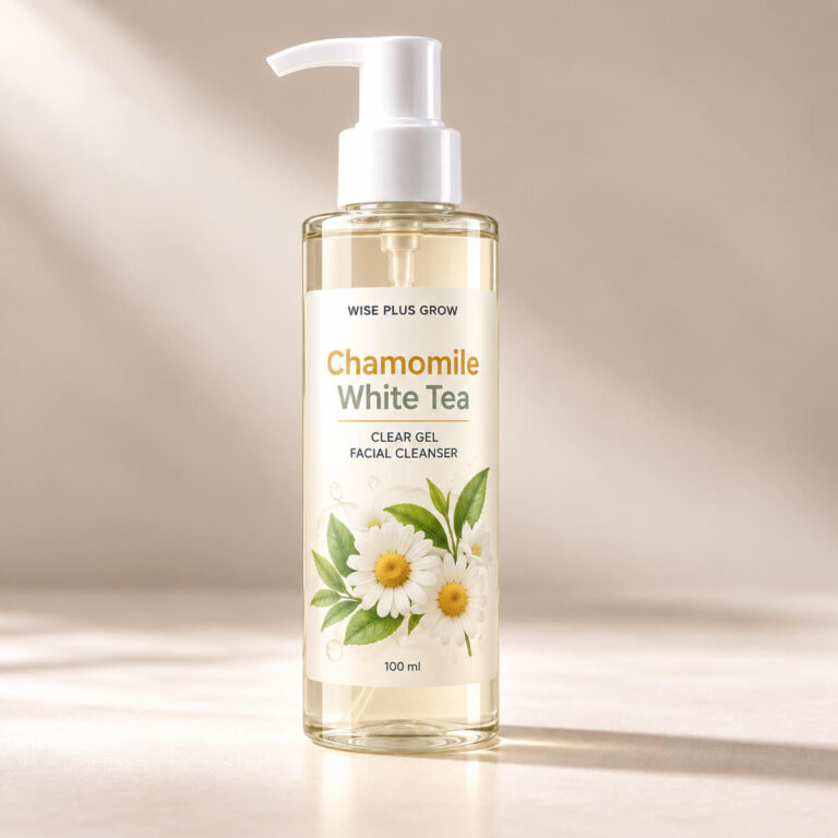 คาโมมายล์ไวท์ทีเจล Chamomile White Tea Clear Gel Facial Cleanser ขนาด 100 มล.