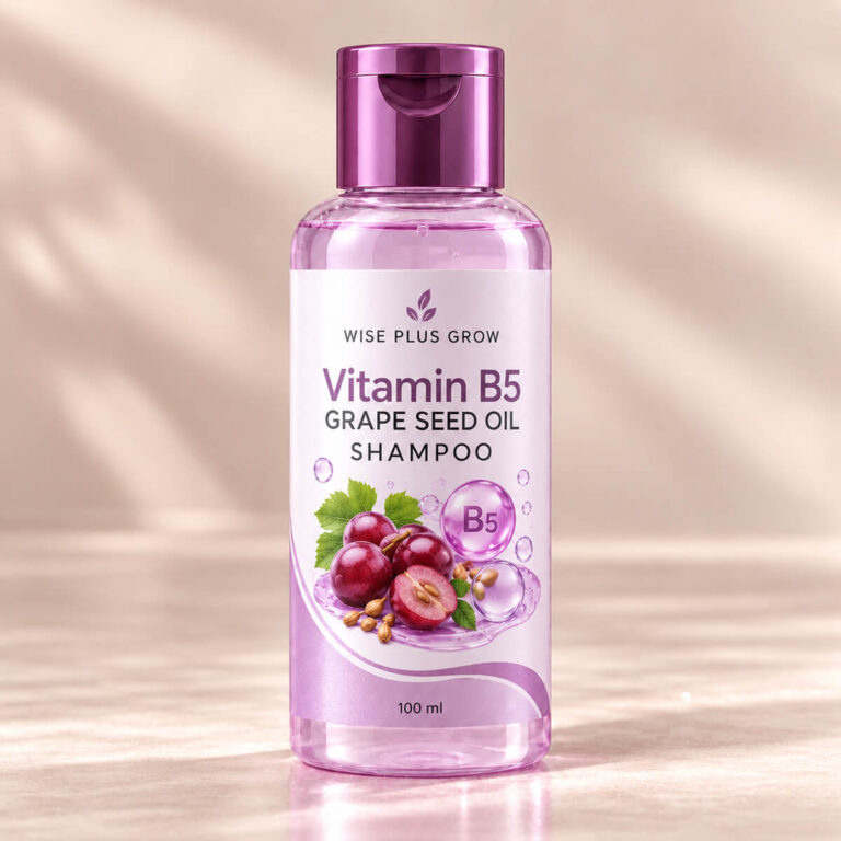 แชมพูวิตามินบี5 น้ำมันเมล็ดองุ่น Vitamin B5 Grape Seed Oil Shampoo ขนาด 100 มล.